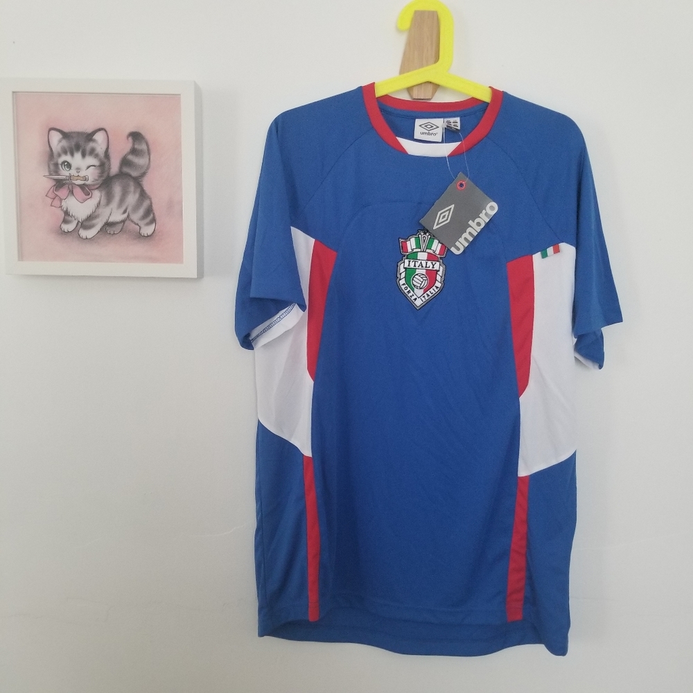 NWT Italy Soccer Jersey Men's Medium